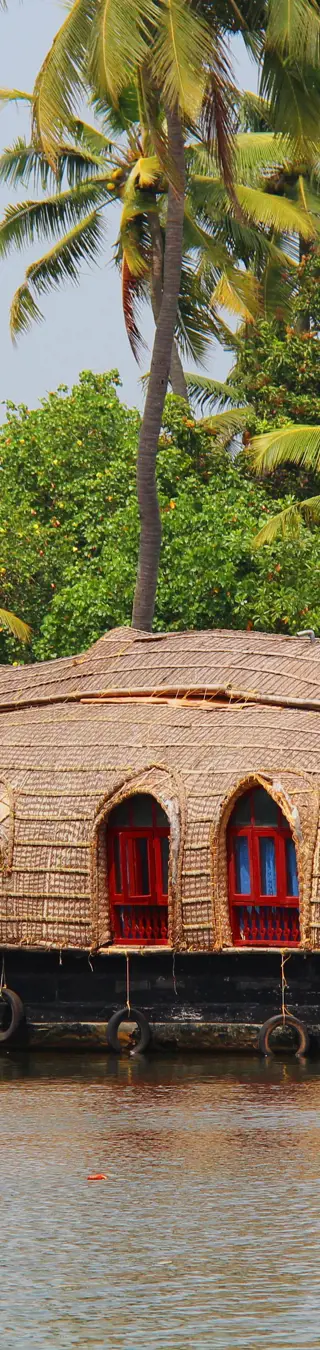 Im Hausboot auf den Backwaters